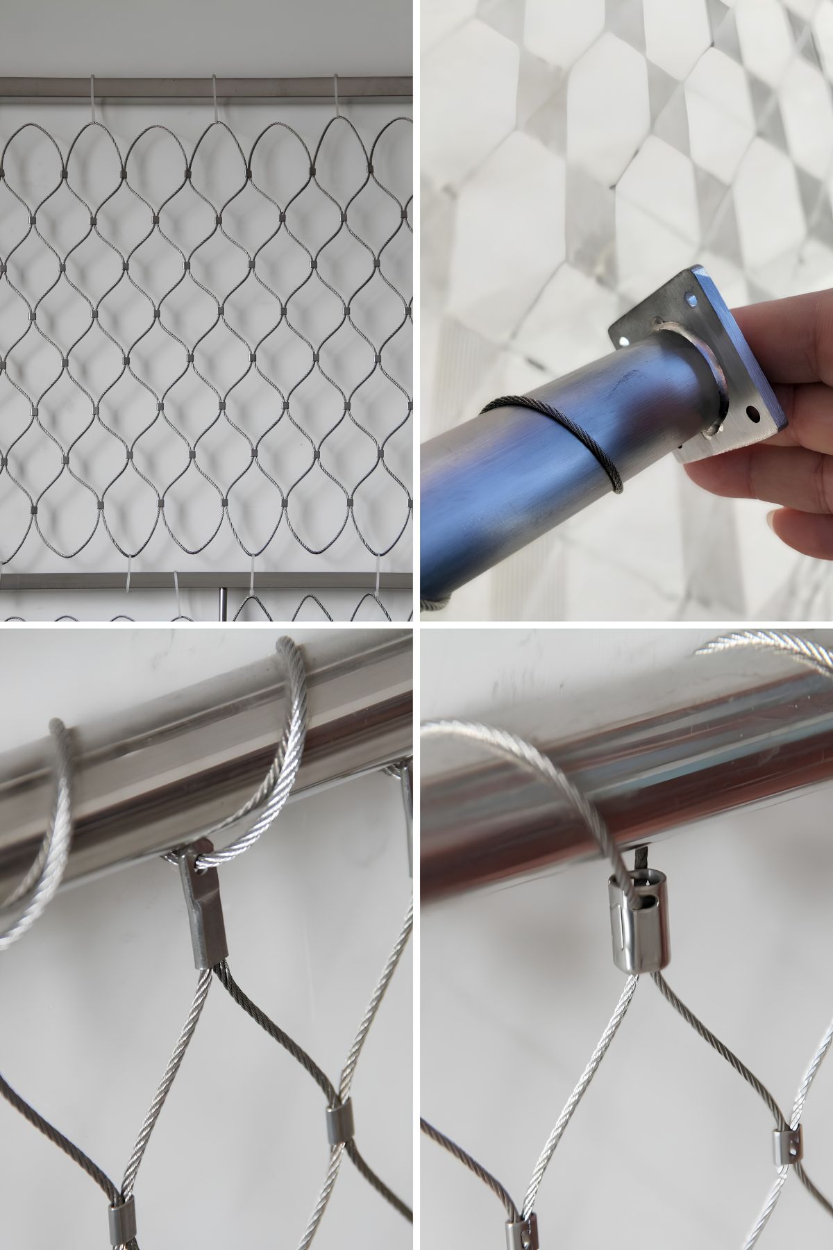 Stainless steel rope ferruled zoo mesh Stainless steel rope ferruled zoo mesh