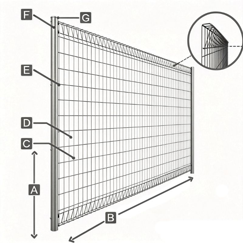 BRC Roll Top Fence