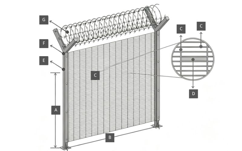 Airport Security Fence