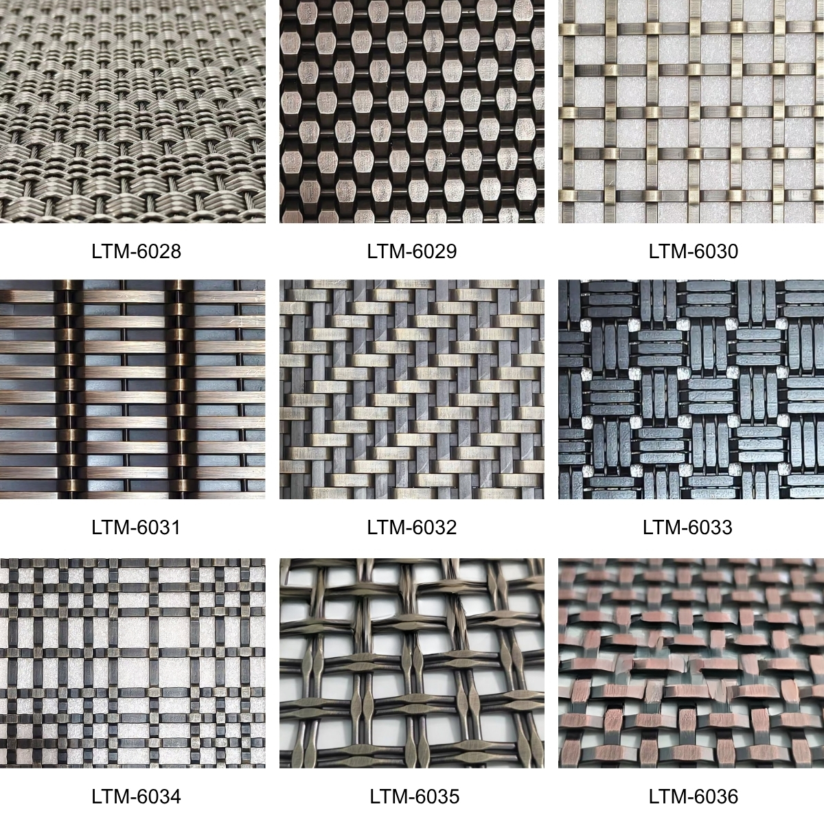 Decorative Crimped Metal Mesh Decorative Crimped Metal Mesh