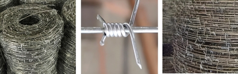 Hot Dipped Galvanized Barbed Wire Single & Double Twisted Strand Security Fence