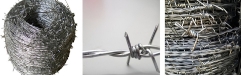 Hot Dipped Galvanized Barbed Wire Single & Double Twisted Strand Security Fence Hot Dipped Galvanized Barbed Wire Single & Double Twisted Strand Security Fence