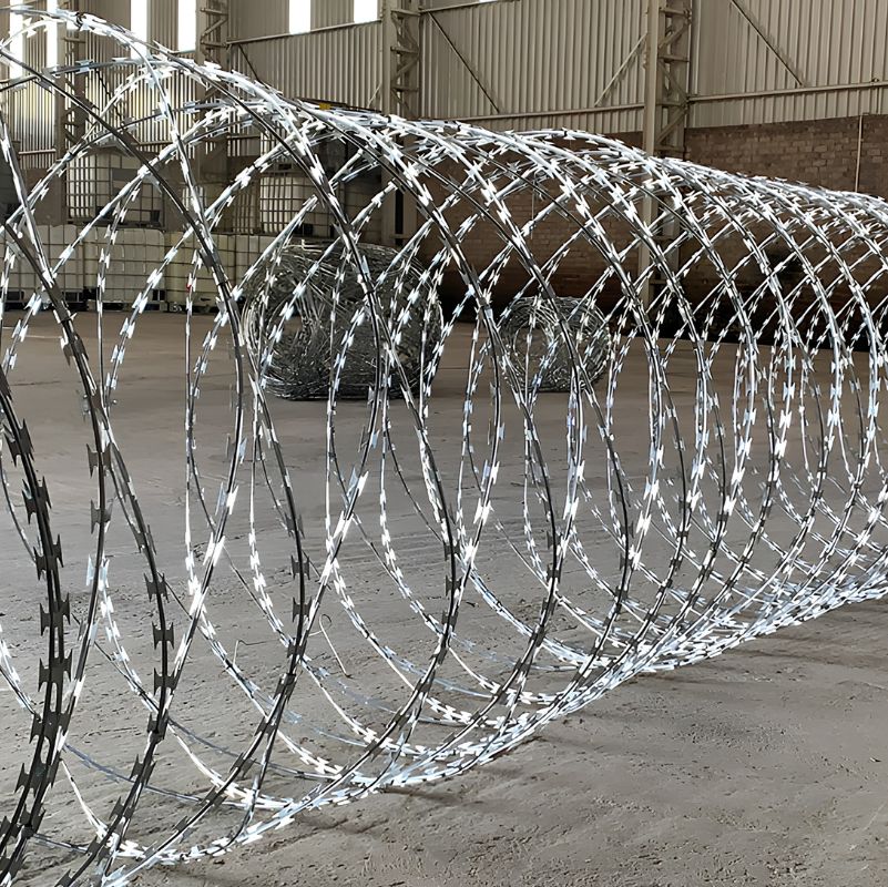 Galvanized Concertina Razor Wire