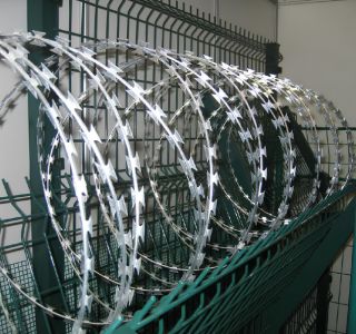 Galvanized Concertina Razor Wire