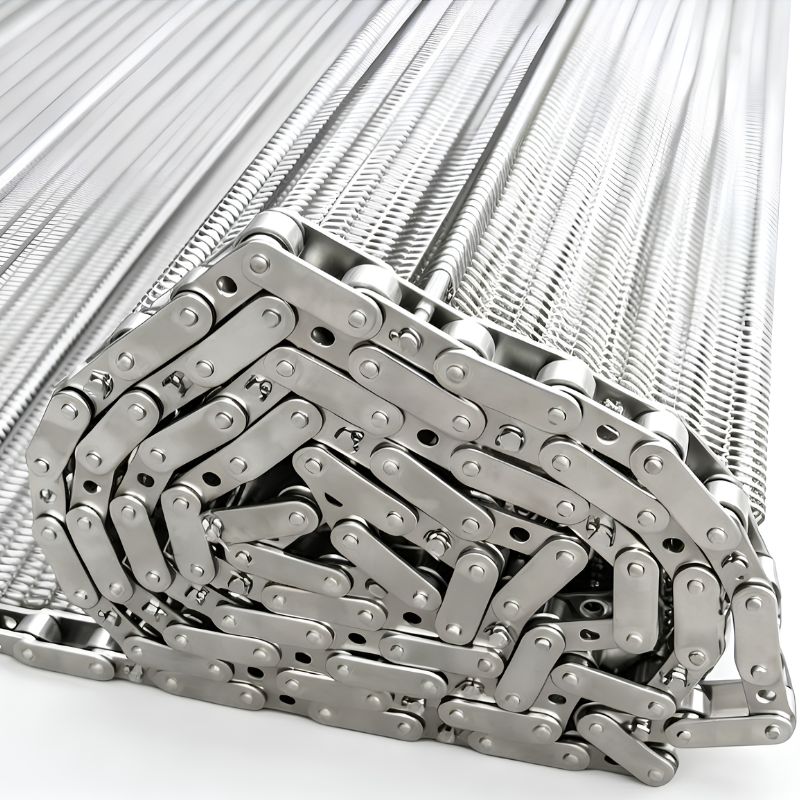 Stainless Steel Conveyor Mesh Belt for Industrial Continuous Conveying