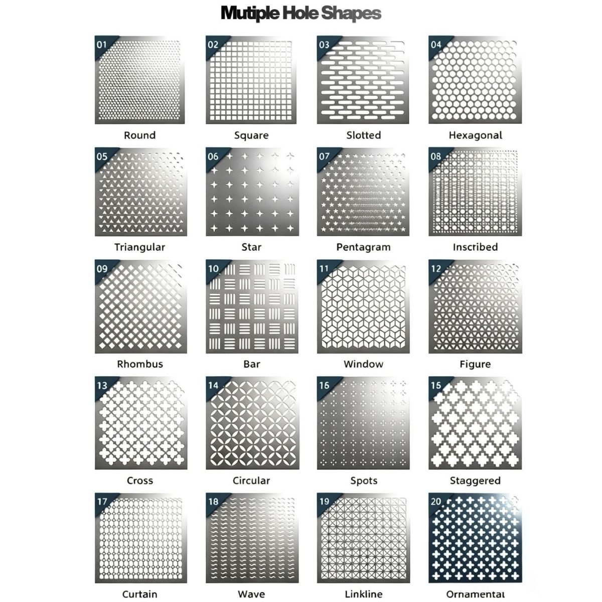 Perforated Metal Sheet: A Guide to Different Hole Patterns and Applications